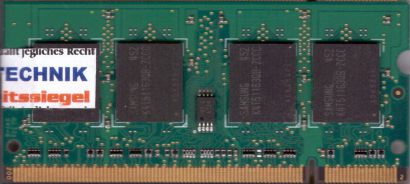 Samsung M470T6554BZ0-CCCDS PC2-3200 512MB DDR2 400MHz SODIMM RAM* lr135