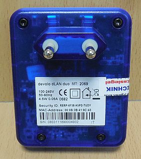 devolo dlan Duo Homeplug Adapter MT 2069 USB Ethernet Windows 7 Power LAN* nw89