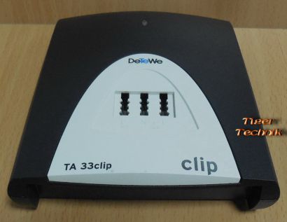 DeTeWe TA 33 clip AB Wandler Terminaladapter ISDN Analogwandler + Netzteil*so893