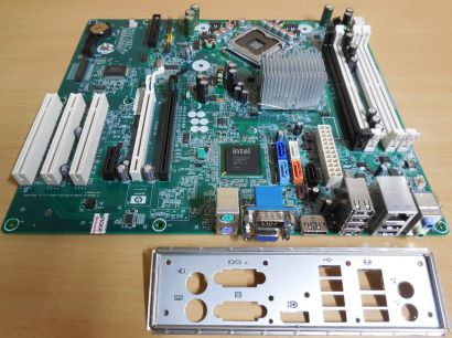 HP Saturn Rev A 462431 001 460963 Mainboard +Blende Sockel 775 DC7900 CMT* m964