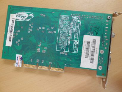ATI Rage 128 Pro PN 109-63200-01 32MB VGA TV Composite Retro AGP Grafikkarte*g35