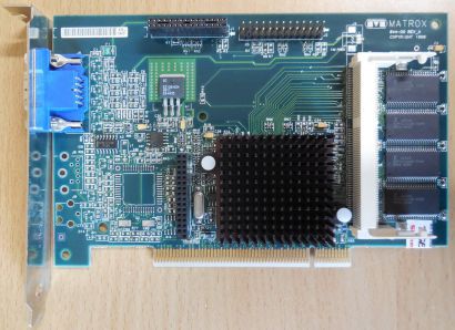 Matrox G2+ MSDP 8BI 20 Millennium G200 8MB 64Bit VGA Retro PCI Grafikkarte* g437
