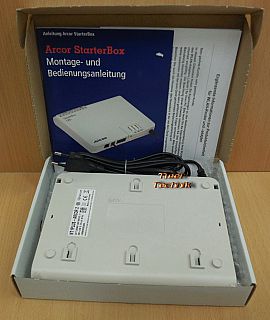 Arcor Starter Box DSL NT1PLUS Arcor 2 sphairon G04 A00 S2.17 3x TAE* nw543