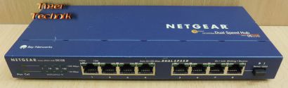 Netgear DS108 8 fach Switch 10 100Mbps Fast Ethernet 8 Port Dual Speed Hub*nw546