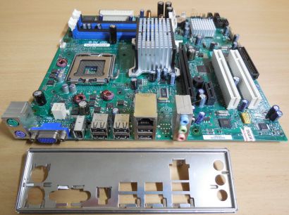 Intel DG33BU Rev D79551 405 Mainboard +Blende Sockel 775 DDR2 VGA IEEE1394* m976