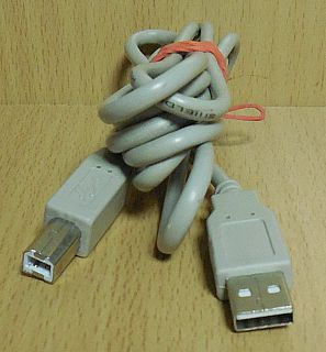USB 2.0 Kabel grau 1,5m Typ A Stecker Typ B Stecker Drucker Scanner etc.* pz823