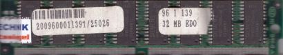 32MB EDO RAM PS 2 72 pin non-Parity Siemens HYB5117405BJ-60 Arbeitsspeicher*r759