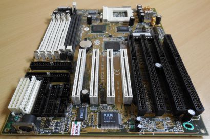 Chaintech 5TDM2 M101 Retro AT Mainboard Sockel 7 EDO SD RAM 4x ISA IDE USB* m986