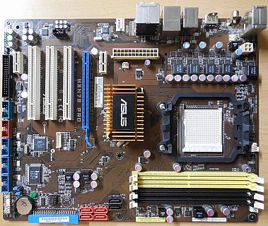 Asus M3N78 PRO Rev 1.01G Mainboard +Blende AMD Sockel AM2+ HDMI VGA DDR2* m992
