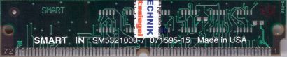 Smart SM5321000-7 4MB FPM RAM PS 2 72 pin SIMM non Parity SEC KM44C1000CJ-6*r767