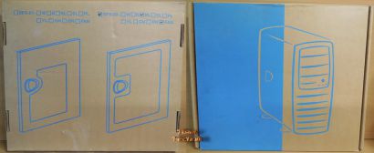 Chieftec SPX-02-BL Gehäuse Tür Seitentür Blau mit Glas & Cooler Master FAN*pz844