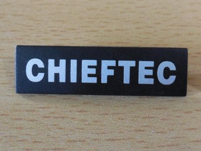 CHIEFTEC Front Badge Abzeichen Marke für Gehäusefront Teil von Frontblende*pz850
