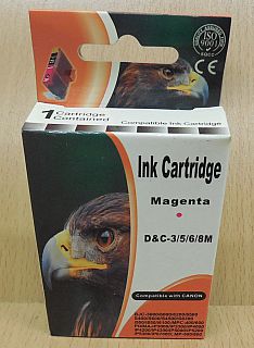 Tintenpatrone für Canon BJC 3000 6000 S600 MPC 400 Pixma iP3000 Magenta MHD*dr12