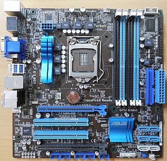 Asus P8H67-M PRO Rev3.00 Mainboard Intel H67 Sockel 1155 DDR3 USB3 DVI HDMI*m998
