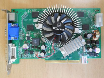 Leadtek WinFast A7600 GS TDH LR2A5H GeForce 7600GS AGP 256MB 128Bit DVI VGA*g445