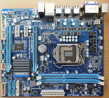 Gigabyte GA-H67M-D2-B3 Rev1.1 Mainboard Intel H67 Sockel 1155 DDR3 VGA DVI*m1003