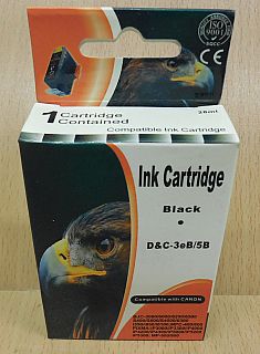 Tintenpatrone für Canon BJC 3000 6000 S600 MPC 400 Pixma iP3000 Black MHD* dr13