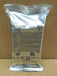 Lexmark 105 XL Tintenpatrone Original Black Cartridge schwarz NEU OVP* dr15