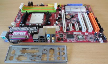 MSI K9N Neo MS-7260 Ver1.0 Mainboard +Blende AMD Sockel AM2 nForce550 DDR2*m1008