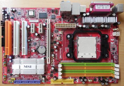 MSI K9N Neo MS-7260 Ver1.0 Mainboard +Blende AMD Sockel AM2 nForce550 DDR2*m1008