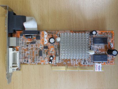 ATI TA9205 V1.06 Radeon 9200 SE RV280 AGP 128MB 64Bit DDR VGA TV-Out DVI* g452