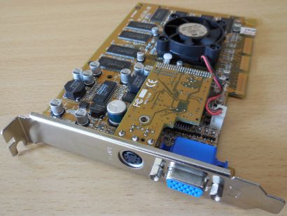 nVIDIA GF-N16 GeForce2 GTS Pro 64MB 128Bit DDR VGA TV-Out AGP4x Grafikkarte*g473