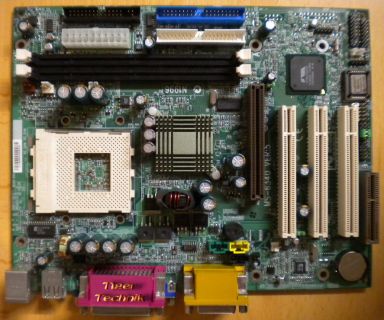 MSI MS-6340 Ver. 5 Mainboard Sockel 462 AGP PCI CNR VGA LAN + Blende* m320