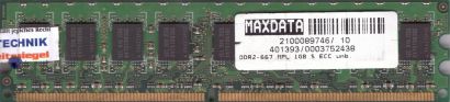Samsung M391T2953EZ3-CE6 PC2-5300E 1GB DDR2 667MHz ECC Arbeitsspeicher RAM* r792