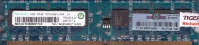 Ramaxel RML1320EG38D7W-667 PC2-5300 1GB DDR2 667MHz RAM HP 377726-888* r807