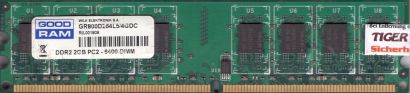 GOOD RAM 4GB Kit 2x 2GB GR800D264L5 4GDC PC2-6400 DDR2 800MHz CL5 Memory* r820