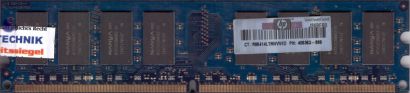 Nanya NT2GT64U8HB0JY-3C PC2-5300 2GB DDR2 667MHz HP 406363-888 RAM Memory* r821