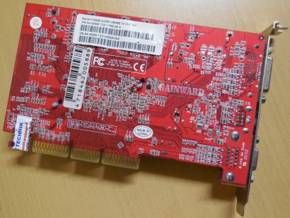 GAINWARD GeForce FX5500 256MB 128Bit AGP8x RETRO VGA HDTV DVI-I Grafikkarte*g499