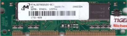 Micron MT4LSDT832UDG-8C1 32MB SDRAM 125MHz CL3 Arbeitsspeicher SD RAM* r859