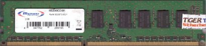 Memory Solution MS2048CO581 PC3-10600 2GB DDR3 1333MHz Arbeitsspeicher RAM* r868
