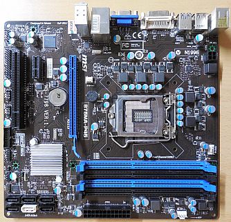 MSI B75MA-P45 MS-7798 Ver1.1 Mainboard Intel B75 Sockel 1155 DDR3 PCIe 3.0*m1016