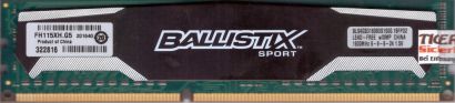 Crucial Ballistix Sport BLS4G3D1609DS1S00 PC3-12800 4GB DDR3 1600MHz RAM* r884