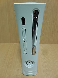 Microsoft XBOX 360 weiß defekt als Ersatzteilträger ROD* spk03