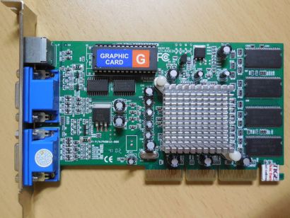 ATI Radeon 7000 VE 64M RV100 64MB 64Bit DDR 2xVGA TV AGP RETRO Grafikkarte* g504