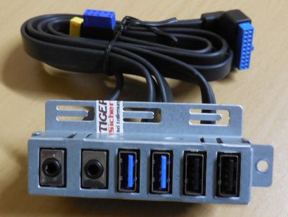 HP Z240 Workstation PC HP PN 820929-001 USB 3.0 2.0 MIC Audio Front Panel* pz641