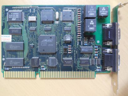 AVM ISDN Controller B1 V2.0 Lnr B1200593 aktive ISA Karte 9-polig COM* nw92