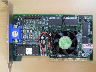 Sparkle SP5300 nVidia RIVA TNT2 M64 32MB VGA Retro AGP 4X Grafikkarte* g545