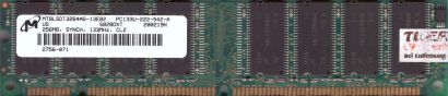 Micron MT8LSDT3264AG-13EB2 PC133 256MB SDRAM 133MHz Arbeitsspeicher SD RAM* r993