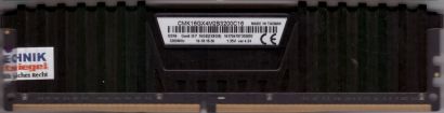 Corsair Vengeance 16GB Kit 2x8GB CMK16GX4M2B3200C16 PC4-25600 DDR4 3200MHz*r1002