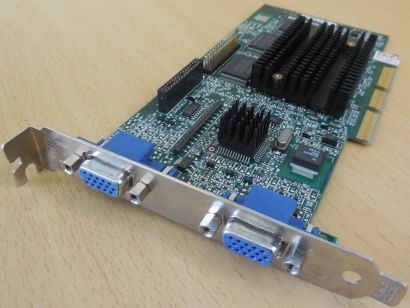 Matrox Millennium G400 AGP MGI G4+MDHA/16/OE5 16MB 2x VGA DualHead Grafik* g564