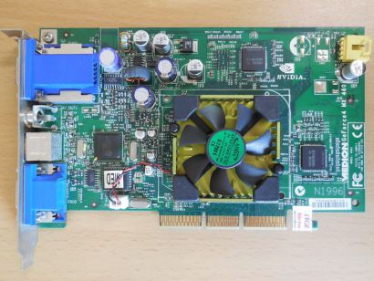 Medion MS-8863 GeForce4 MX 460 64MB 2x VGA TVOut Comp Retro AGP Grafikkarte*g565