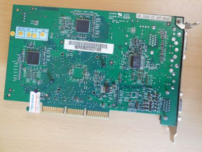 Medion MS-8863 GeForce4 MX 460 64MB 2x VGA TVOut Comp Retro AGP Grafikkarte*g565
