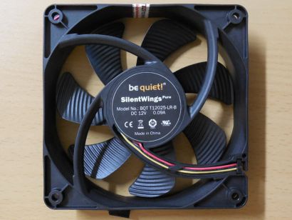 be quiet! Silent Wings Pure BQT T12025-LR-B Gehäuse Lüfter 120mm 12V 3-Pol*GL135