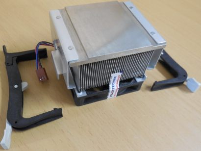 HP 312451-002 Intel Sockel 478 70mm 3-pol Aluminium+Kupfer CPU Kühler FAN* ck388
