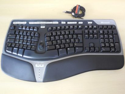 Microsoft Natural Ergonomic Keyboard 4000 V1.0 USB Tastatur KU-0462 QWERTZ*pz673