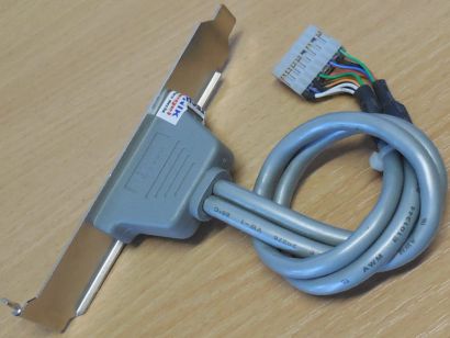 iLink 6-pin FireWire + 4-pin mini IEEE1394 Slotblende Slotblech bracket* pz690